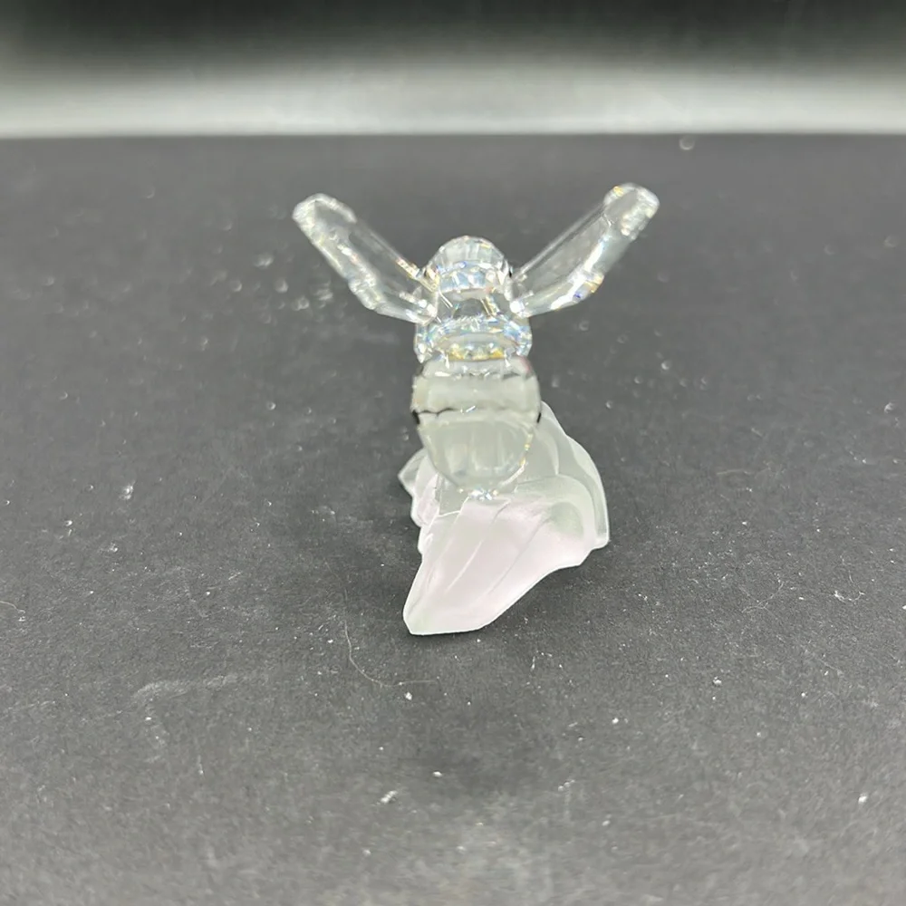 Swarvoski Silver Crystal Honey Bee on Flower. Excellent condition. - Picture 2 of 5